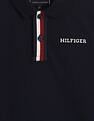 Tommy Hilfiger Kids Boys Navy Solid T-shirt for Classic Style