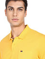 AD by Arvind Modern Solid Pique Polo Shirt