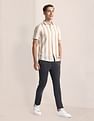 U.S. Polo Assn. Vertical Stripe Linen Blend Shirt