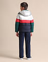 U.S. Polo Assn. Kids Boys Colour Blocked Hooded Jacket