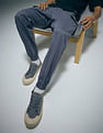 Flying Machine Mid Rise Solid Cargo Joggers