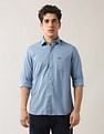 Arrow Sport Vertical Striped Dobby Shirt