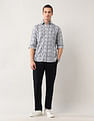 Arrow Sport Geometric Printed Pure Cotton Shirt