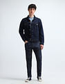 Flying Machine Slash Slim Tapered Fit Blue Jeans