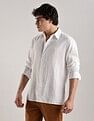 Calvin Klein Jeans Solid Regular-Fit Cotton Shirt