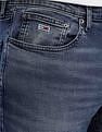 Tommy Hilfiger Mid-Wash Slim-Fit Mid Rise Jeans