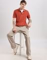 Calvin Klein Jeans Solid Slim Fit Cotton Polo Shirt