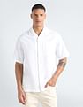 Tommy Hilfiger Cuban Collar Seersucker Shirt