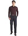 USPA Tailored Slim Fit Paisley Print Shirt