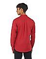 U.S. Polo Assn. Mandarin Collar Solid Casual Shirt