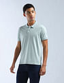 Flying Machine Geometric Printed Regular Fit Polo Shirt