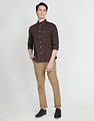 U.S. Polo Assn. Denim Co. Button Down Collar Overdyed Solid Shirt