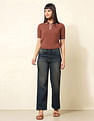 U.S. Polo Assn. Women Regular Fit Solid Polo Shirt