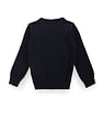 U.S. Polo Assn. Kids Boys Flag Pattern Sweater