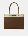 U.S. Polo Assn. Women Alina Colour Blocked Satchel Bag