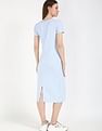 Tommy Hilfiger Cotton Crew Neck Midi Dress