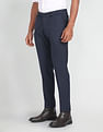 Arrow Newyork Windowpane Check Smart Flex Trousers