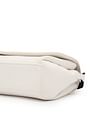 Tommy Hilfiger Solid White Pu Sling Bag
