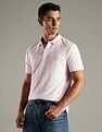 Tommy Hilfiger Embroidered Logo Regular Fit Cotton Polo T- Shirt