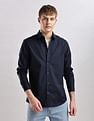 Calvin Klein Jeans Solid Slim Fit Plain Woven Shirt