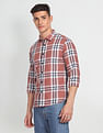 Flying Machine Tartan Check Twill Shirt