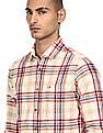 U.S. Polo Assn. Denim Co. Spread Collar Check Casual Shirt