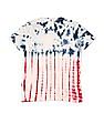 U.S. Polo Assn. Kids Boys White Patch Pocket Tie Dye T-Shirt