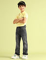 U.S. Polo Assn. Kids Boys Boot Cut Grey Jeans