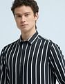 Flying Machine Vertical Stripe Slim Fit Shirt