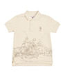 U.S. Polo Assn. Kids Boys Graphic Printed Regular Fit Polo Shirt