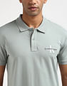Calvin Klein Sustainable Monologo Solid Polo Shirt