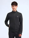 Flying Machine Solid High Neck Sweatshirt