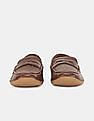Cole Haan Men Dark Brown Textured Leather Grand Penny Loafers