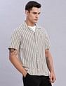 Tommy Hilfiger Striped Regular Fit Plain Woven Shirt