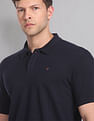 AD by Arvind Solid Polo Shirt