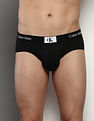 Calvin Klein Underwear Recycled Polyester Solid Hip Briefs