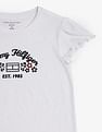 Tommy Hilfiger Kids Girls Logo Regular Fit Cotton T-Shirt