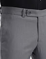 Arrow Denver Slim Fit Solid Trousers