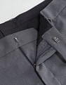 Arrow Denver Slim Fit Solid Trousers