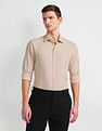 Arrow Cutaway Collar Windowpane Check Shirt