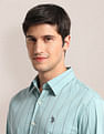 U.S. Polo Assn. Vertical Stripe Tailored Fit Shirt
