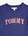 Tommy Hilfiger Kids Girls Cotton Round Neck A-Line Dress