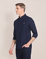 U.S. Polo Assn. Button Down Collar Dyed Shirt