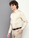 Calvin Klein Jeans Solid Satin Casual Shirt