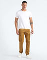 Flying Machine Mid Rise Cargo Jeans