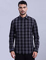 Tommy Hilfiger Checked Regular Fit Plain Woven Shirt