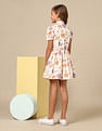 U.S. Polo Assn. Kids Girls Flare Printed Shirt Dress