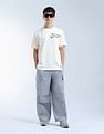 Flying Machine Relaxed Fit Typographic Printed T-Shirt