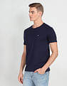 Arrow Sports Crew Neck Solid T-Shirt