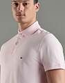 Tommy Hilfiger Solid Regular Fit Cotton Polo T-Shirt
